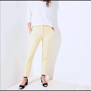 Ann Taylor LOFT yellow pants 2P Marisa Fit
